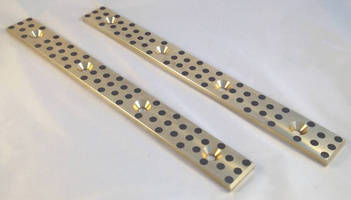 Standard Sized Self Lubricating Bronze Wear Strips utilized in Die Fixtures, Steel Mill Equipment, and Automation Components